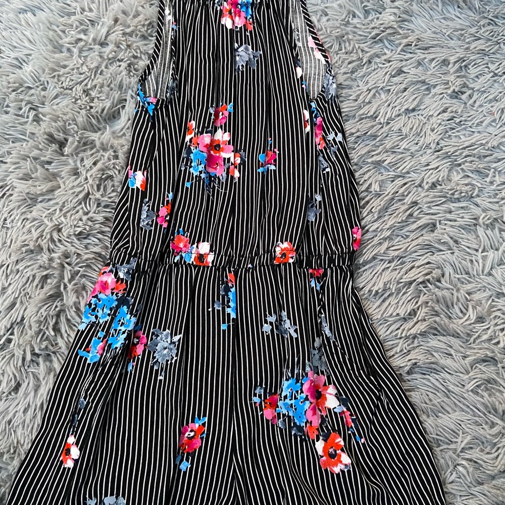 Joey B Stripped and flowered Romper